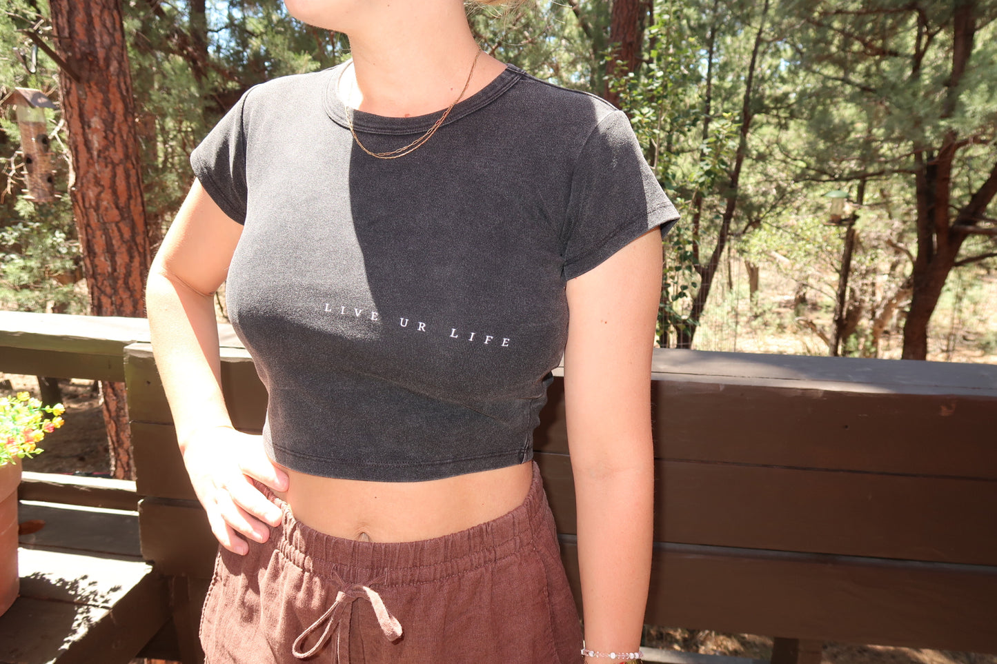 Not So Perfect Crop Tee