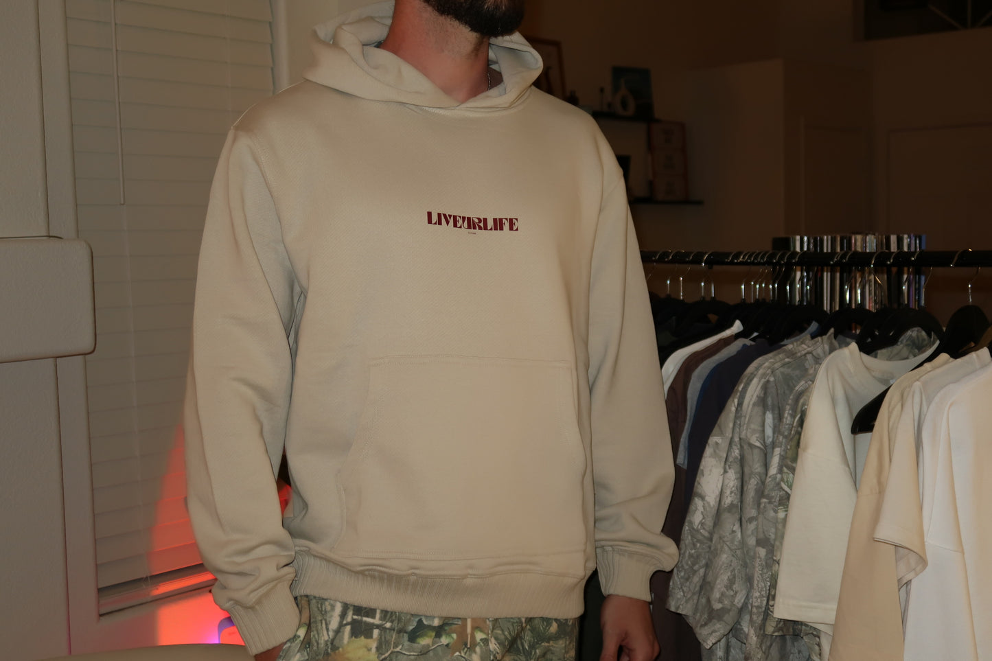 Organic Mid Weight Pull Over Hood, Standard Fit