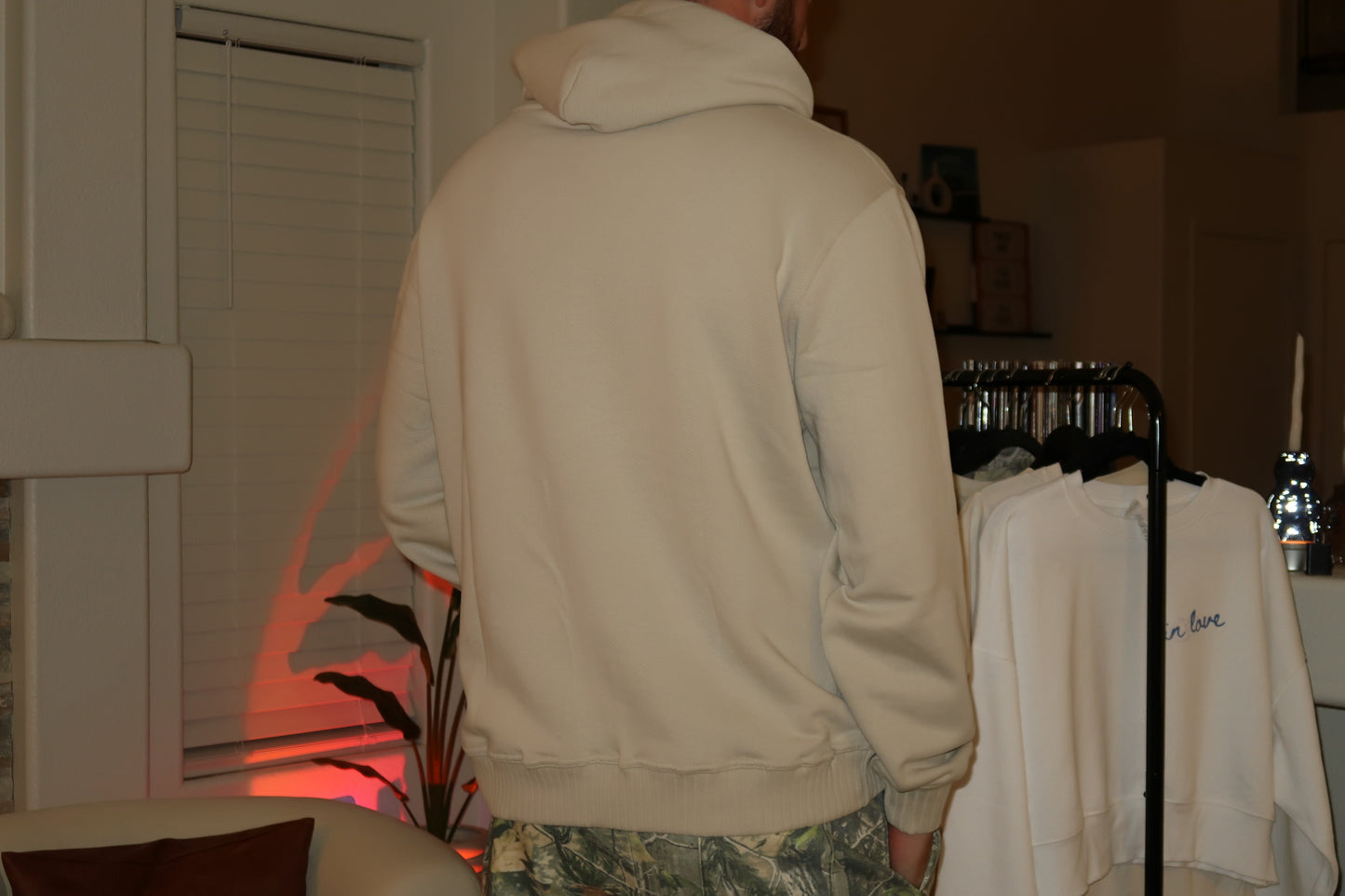 Organic Mid Weight Pull Over Hood, Standard Fit