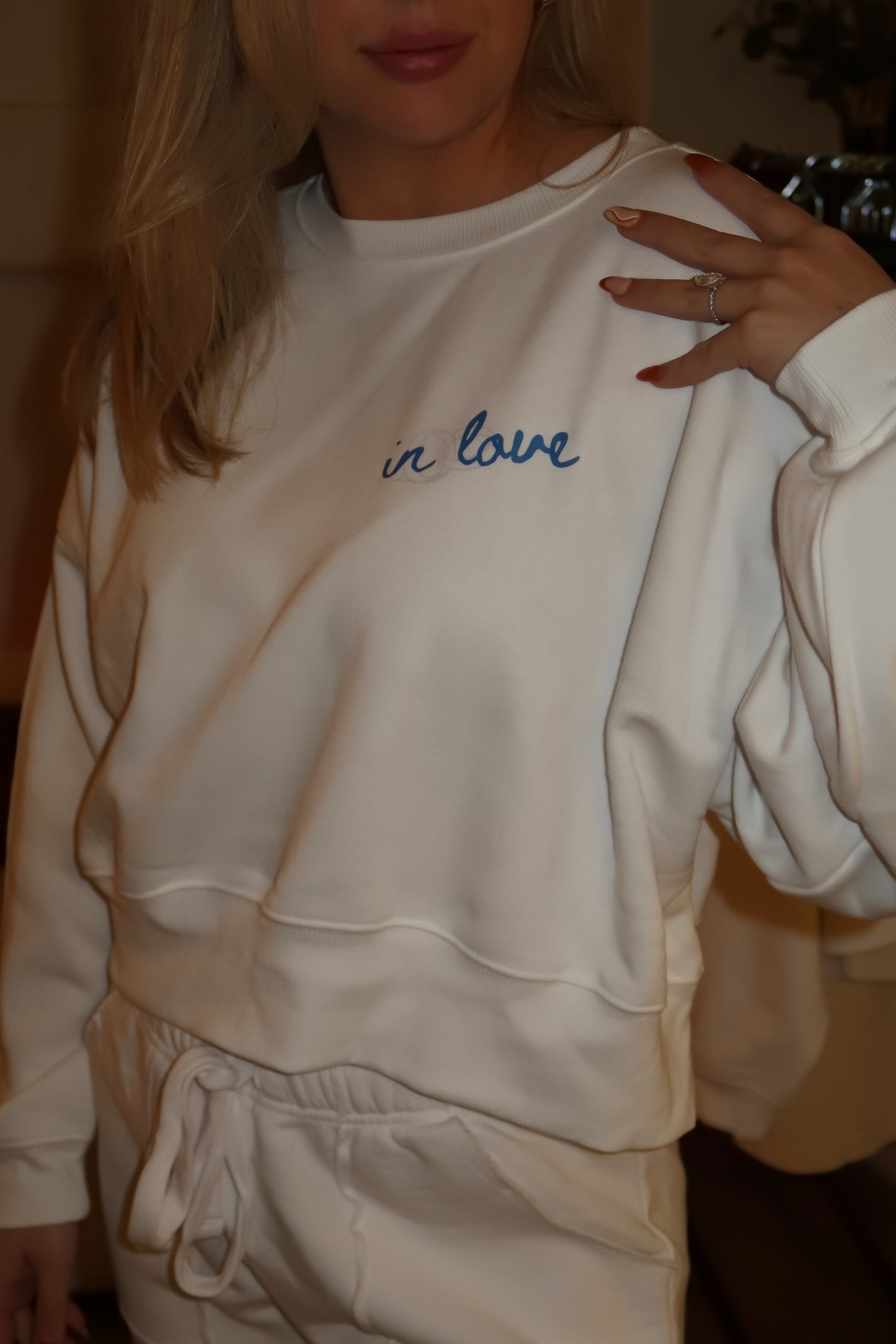 Life's Better in Love Cropped Crewneck
