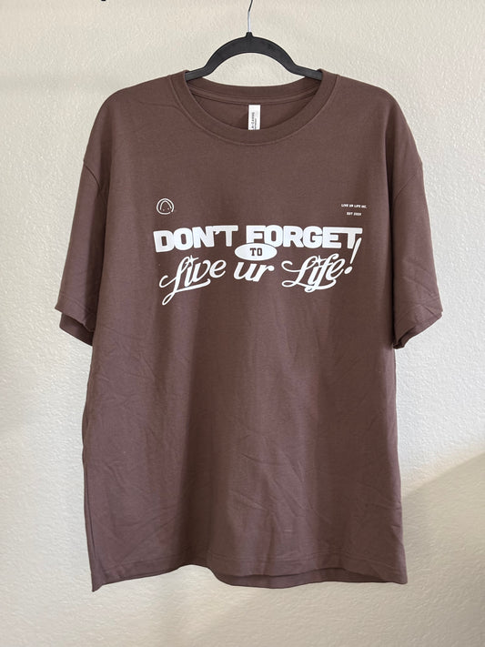 COCOA UNISEX 7.5 OZ HEAVYWEIGHT TEE